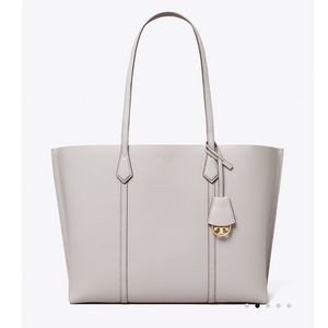 *New with Tags* Tory Burch PERRY TRIPLE-COMPARTMENT TOTE BAG in Bay Gray